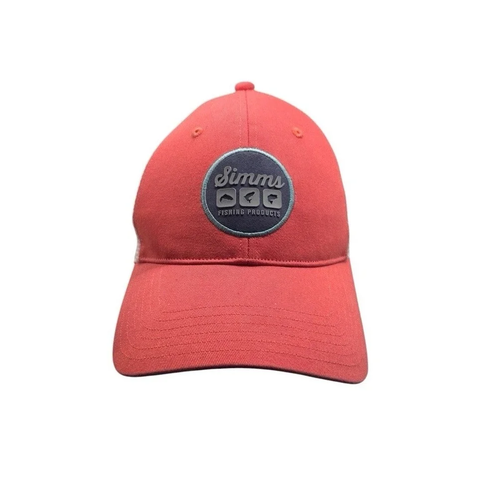 SIMMS FISHING‎ HAT WOMENS SNAP BACK SALMON COLORED